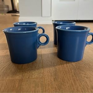 4 Mugs! Lapis colored Fiestaware